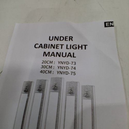 5PK YIAMIA RECHARGEABLE MAGNETIC MOTION SENSOR UNDER CABINET LIGHTS - WHITE image 3