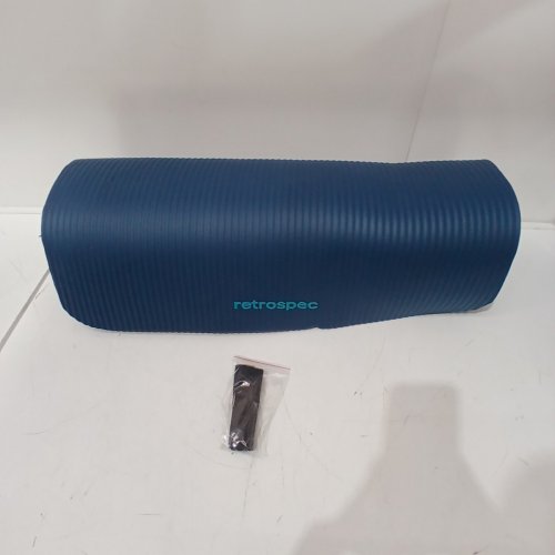 RETROSPEC SOLANA YOGA MAT - 72" X 24" X 0.5" - DARK BLUE (MODEL: 4429) image 2