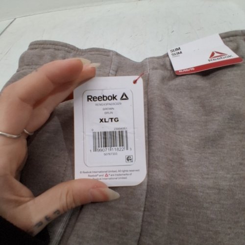 MEN'S REEBOK MOMENTUM JOGGER WITH POCKETS - EXTRA LARGE - DRIFTWOOD HEATHER image 3