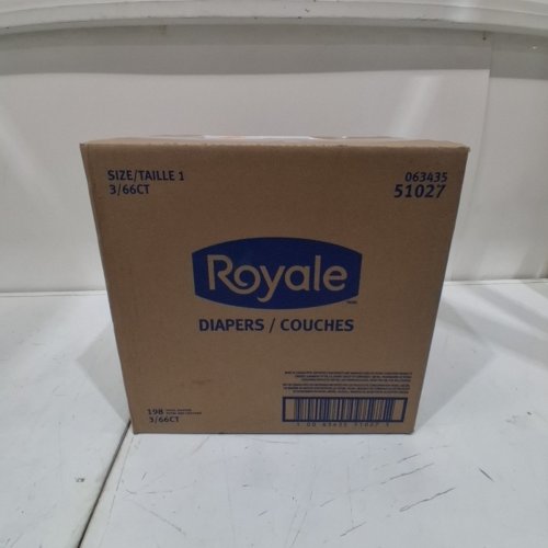 198PK ROYALE PREMIUM DISPOSABLE DIAPERS - SIZE 1 (MODEL: 063435/51026) image 3