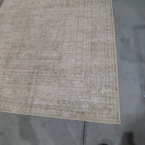 VINTAGE INDOOR AREA RUG - 5FT X 7FT - BEIGE image 2