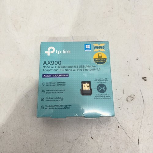 TP-LINK NANO WIRELESS BLUETOOTH USB ADAPTER - WI-FI 6; BLUETOOTH 5.3; 600 MBPS + 287 MBPS (MODEL: ARCHER TX10UB NANO) image 2