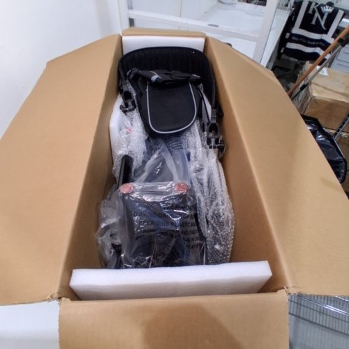 DRIVE MEDICAL ELEVATE UPRIGHT WALKER - HOLDS 300LB - BLUE/BLACK (MODEL: UPWKRBL10) image 2