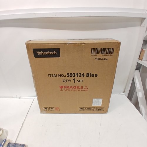 YAHEETECH CAT TREE SHARK THEMED CAT TOWER - 45.5" HEIGHT - BLUE (MODEL: 593124) image 6
