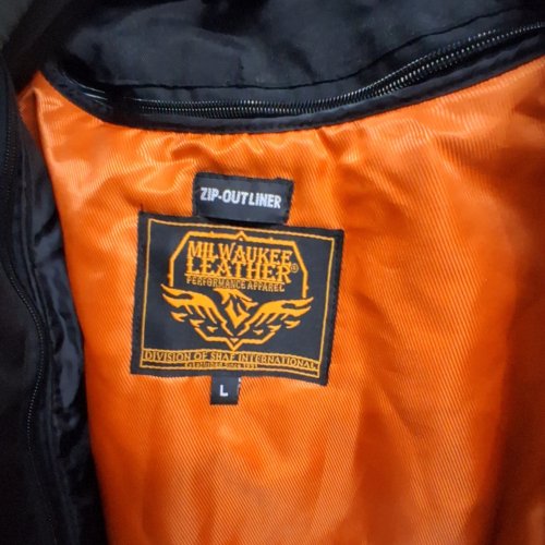 MEN"S MILWAUKEE LEATHER VENTED TEXTILE JACKET WITH ZIP-OUT LINER - LARGE - BLACK (STYLE: MPM1740) image 3