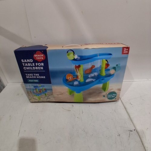 12PC KIDS 2 IN 1 WATER AND SAND SUMMER TABLE - MULTICOLOR image 2