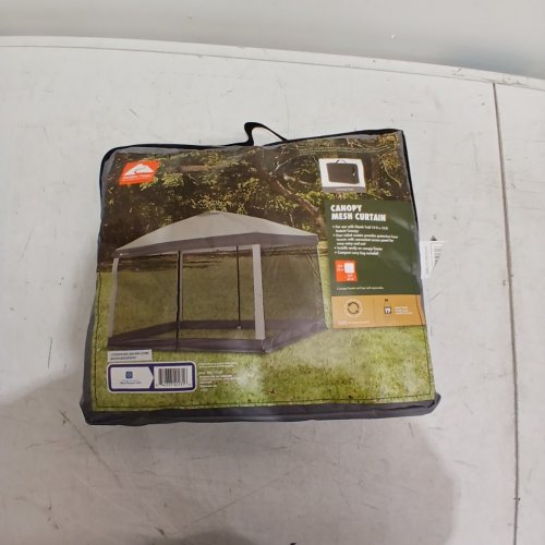 OZARK TRAIL MESH CURTAINS FOR CANOPY - 12FT X 12FT - GREY (ITEM: 50620629) image 4