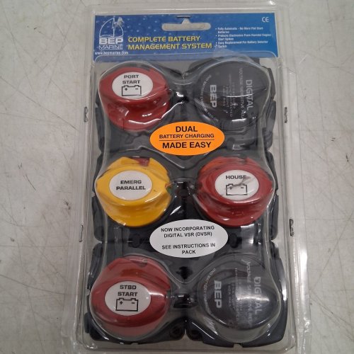 MARINCO BEP 717 PRE-WIRED BUSED BATTERY DISTRIBUTION CLUSTER FOR TWIN-OUTBOARD MARINE INSTALLATIONS - 3 BATTERY BANKS - GREY (MODEL: 717-140A-DVSR) image 3