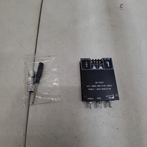 HIFI POWER AMPLIFIER - 100W X2, 12-24 V - BLACK (MODEL: ZK-1002T) image 6