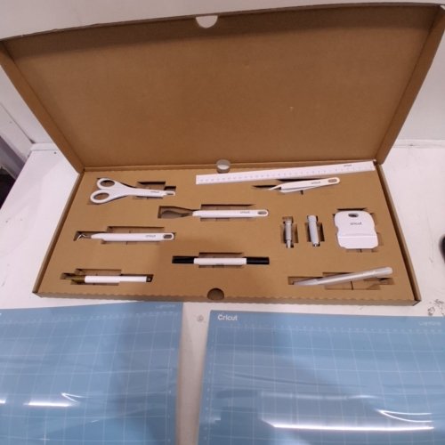 CRICUT EXPLORE 5 CUTTING MACHINE ULTIMATE BUNDLE WITH CRICUT EASYPRESS MINI LT AND ACCESSORIES - 12" SLOT - TAUPE (MODEL: 8003148) image 3