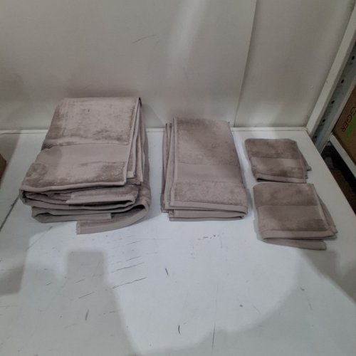 6PC MADISON PARK ESSENTIALS BATHROOM TOWEL SET - TAUPE (MODEL: MPE73-667) image 2