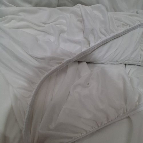 SOFT FLUFFY MATTRESS TOPPER - KING - WHITE image 4