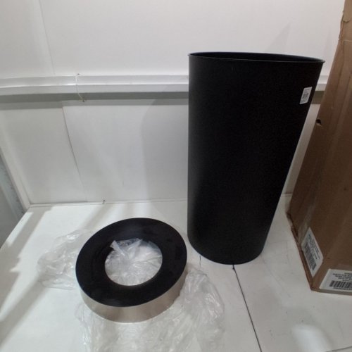 UMBRA VENTO OPEN TOP TRASH CAN - 30" - 16.5 GAL/62L - BLACK (MODEL: 1013048-047-REM) image 2