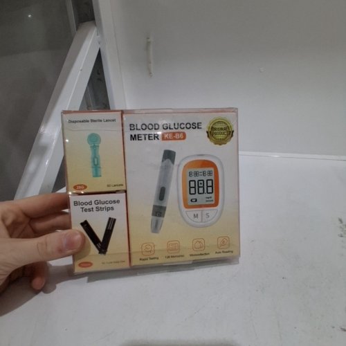 DIABETES BLOOD GLUCOSE MONITOR KIT - WHITE/ORANGE (MODEL: KE-B6) image 2