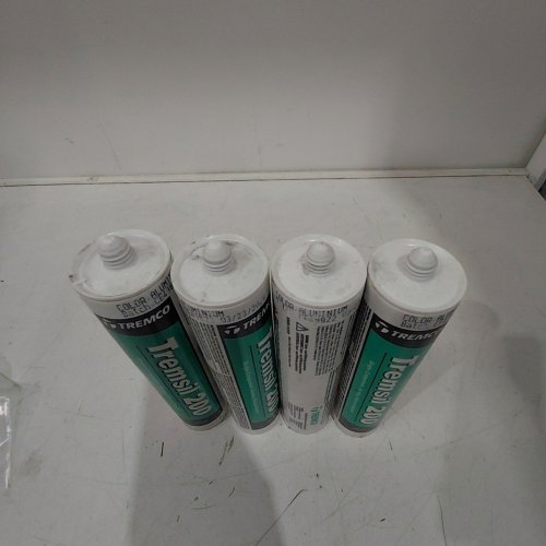 4PK TREMCO TREMSIL 200 SILICONE SEALANT - 300ML - ALUMINUM image 3