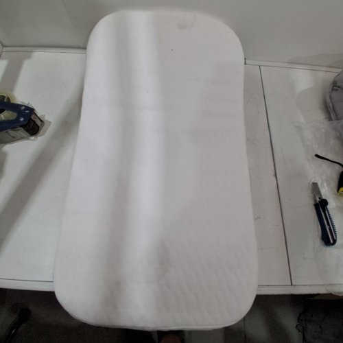 BREATHABLE WASHABLE BABY BASSINET MATTRESS - 33" X 19" - WHITE image 3