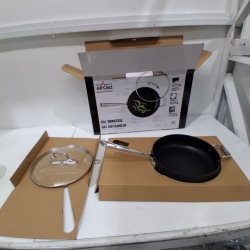 ALL-CLAD HA1 HARD ANODIZED NONSTICK SAUTE PAN WITH LID - 2QT (MODEL:1893590) image 2