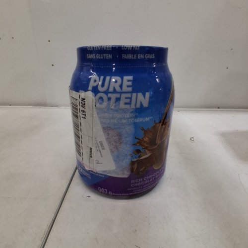 PURE PROTEIN WHEY POWDER LOW SUGAR GLUTEN FREE - 907G - RICH CHOCOLATE image 3
