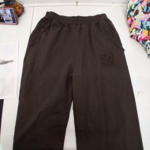WOMENS ELLE ETERN LOUNGE PANTS - SM/MED - BROWN (ITEM: FW25255-9) image 2