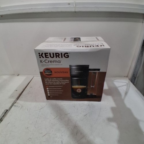 KEURIG K-CREMA SINGLE SERVE K-CUP POD COFFEE MAKER - 72OZ - BLACK (MODEL: K91) image 7