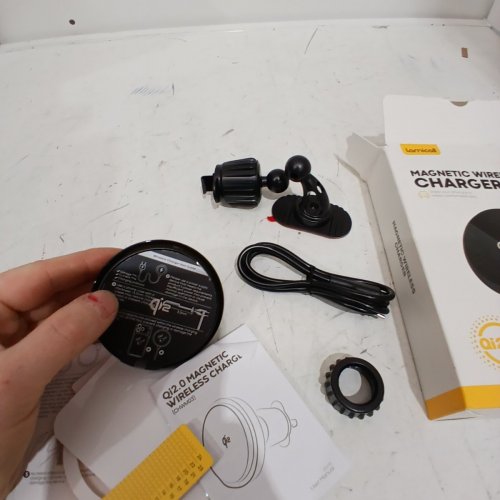 LAMICALL MAGNETIC WIRELESS CAR CHARGER - BLACK (MODEL: QI 2) image 3