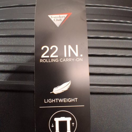 TRAVELERS CLUB COSMO HARDSIDE SPINNER CARRY-ON LUGGAGE - 22" - BLACK (MODEL: TBF-A1620-001) image 6