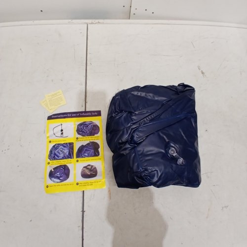 INFLATABLE FELT CHAIR - 43.3" X 43.3" - NAVY BLUE *AIR PUMP NOT INCLUDED* image 3