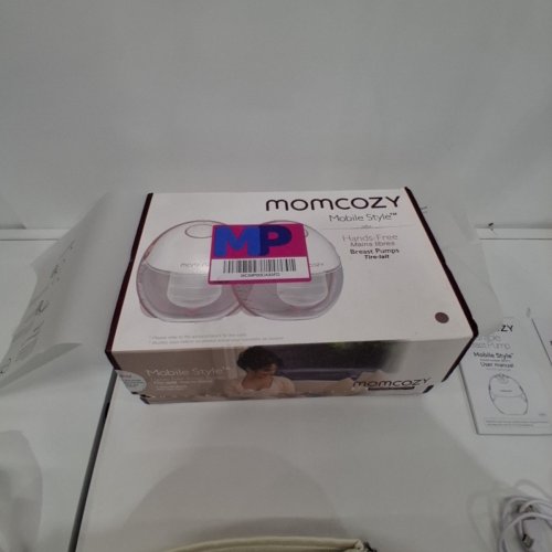 MOMCOZY MOBILE STYLE M6 HANDS-FREE SLIM DOUBLE BREAST PUMPS - GREY/WHITE (MODEL: BP311) image 5