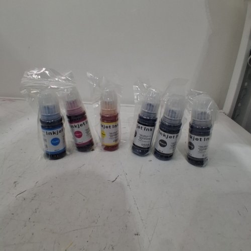 6PK COULEURIS 552 INK REFILL BOTTLES REPLACEMENT FOR EPSON MODELS - DYE INK BLACK,PHOTO BLACK,CYAN, MAGENTA,YELLOW, GRAY image 3