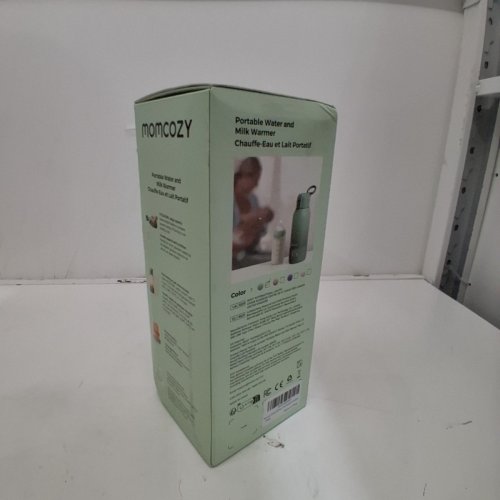 MOMCOZY PORTABLE BEVERAGE WARMER WITH DUAL HEATING MODES FOR BREAST MILK & WATER - 17OZ CAPACITY - PALE GREEN (MODEL: MW05) image 4