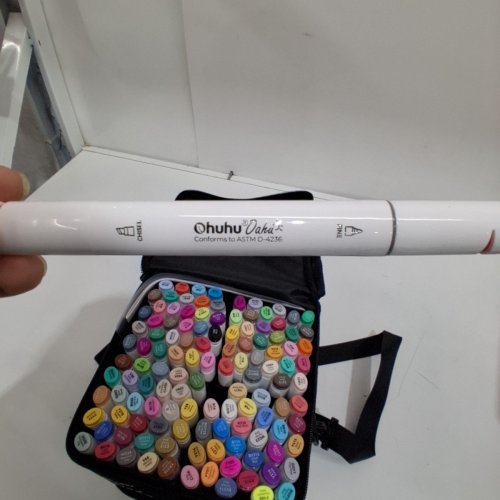 120PK OHUHU DOUBLE TIPPED ALCOHOL BASED ART MARKERS - ASSORTED COLOURS image 3