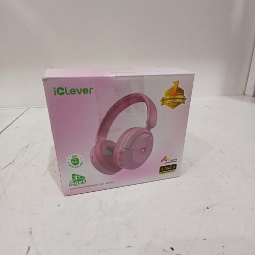KIDS ICLEVER ACTIVE NOISE CANCELLING HEADPHONES - PINK - (MODEL:BTH20) image 5