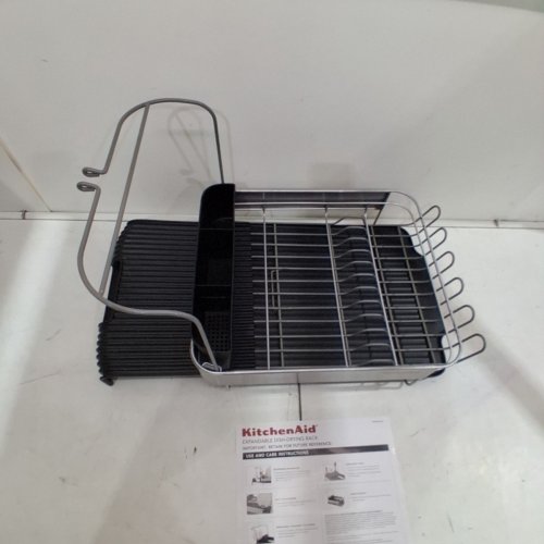 KITCHENAID COMPACT TO FULL SIZE DISH RACK - CHARCOAL (MODEL: KE896BXCGA) image 4