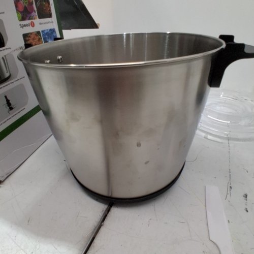 PROFESSIONAL STAINLESS STEEL ELECTRIC FOOD CHOPPER 1200W, 120 V - 6 L - BLACK image 5
