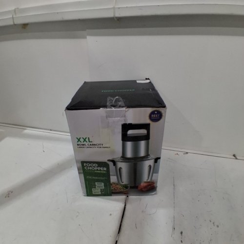 PROFESSIONAL STAINLESS STEEL ELECTRIC FOOD CHOPPER 1200W, 120 V - 6 L - BLACK image 6