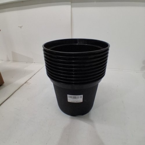 10PK ROOTRIMMER PLASTIC NURSERY POTS WITH DRAINAGE HOLES - 3GAL - BLACK image 3