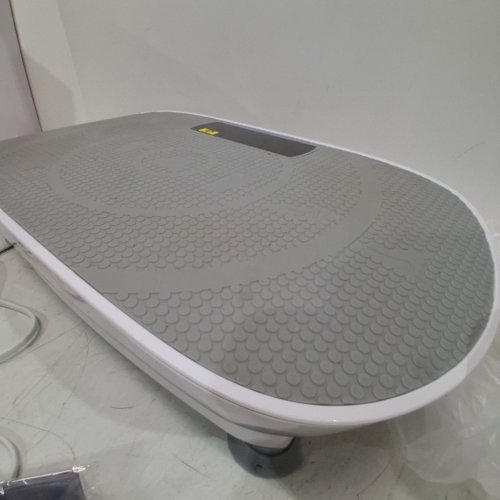 MERACH VIBRATION PLATE EXERCISE MACHINE - 300LB MAX - GREY/WHITE (MODEL: ‎MR-2398) image 4