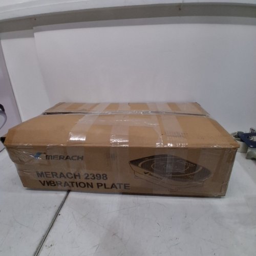 MERACH VIBRATION PLATE EXERCISE MACHINE - 300LB MAX - GREY/WHITE (MODEL: ‎MR-2398) image 5