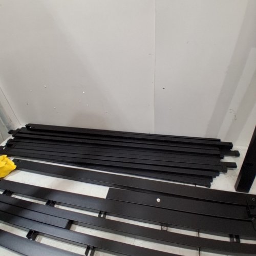 METAL PLATFORM BED FRAME - KING - BLACK image 6