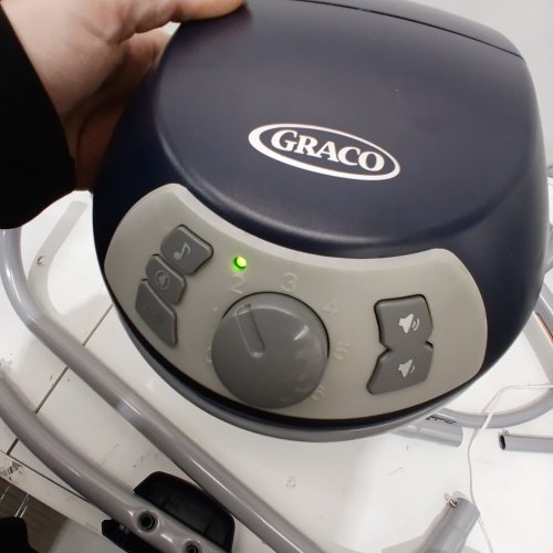 GRACO SIMPLE SWAY LX SWING WITH MULTI-DIRECTION SEAT, 10 SONGS, 5 NATURE SOUNDS, 6 SWING SPEED AND 2 SPEED VIBRATION - GREY - (MODEL: 2143050) image 2
