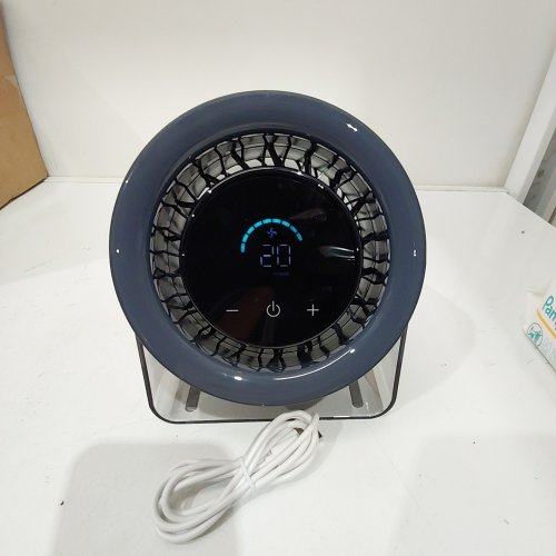 COOLHILL DIGITAL DISPLAY DESKTOP FAN - DARK GRAY (MODEL: ZH27) image 2