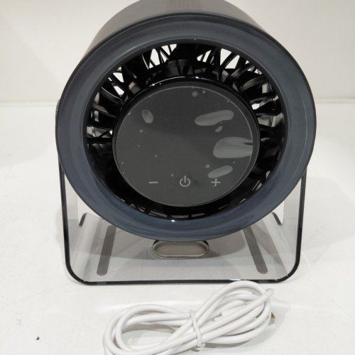 COOLHILL DIGITAL DISPLAY DESKTOP FAN - DARK GRAY (MODEL: ZH27) image 4
