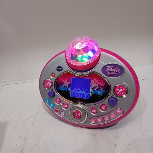 *FRENCH VERSION* VTECH KIDI SUPERSTAR KARAOKE MACHINE - PINK/PURPLE - (MODEL: 1658) image 2