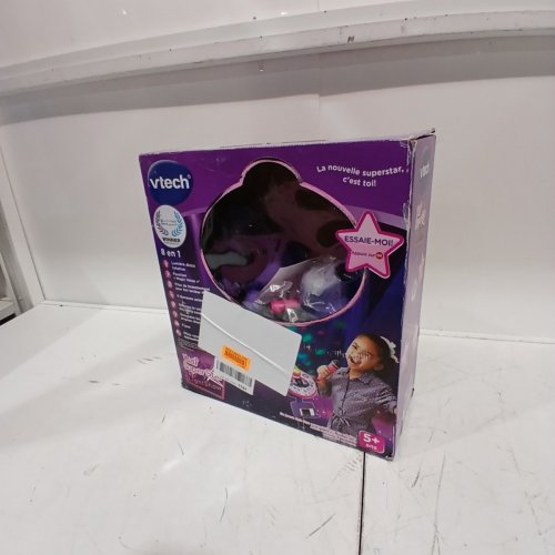 *FRENCH VERSION* VTECH KIDI SUPERSTAR KARAOKE MACHINE - PINK/PURPLE - (MODEL: 1658) image 4
