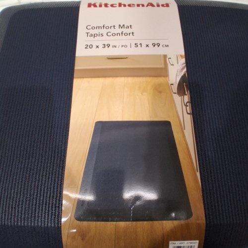 KITCHENAID GOURMET SERIES KITCHEN COMFORT CUSHIONED MAT - 20" X 39" - NAVY BLUE (MODEL: 2796321) image 4