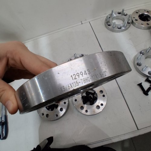 8PC WHEEL SPACER ADAPTERS - FITS VARIOUS FORD F-150 MODELS (MODEL: 5X5/6X135-78HC-12X1.5-2") image 2