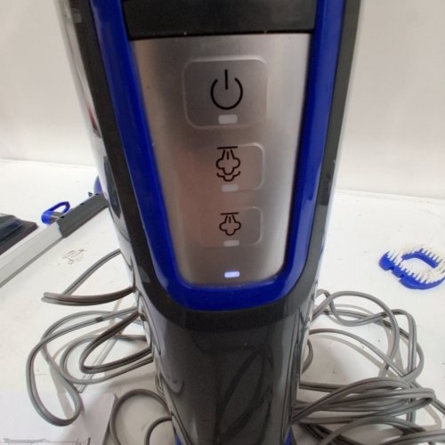 BISSELL POWERSTEAMER DELUXE STEAM MOP WITH DETACHABLE SPOTBOOST BRUSH - BLUE/GREY (MODEL: 1806D) image 2