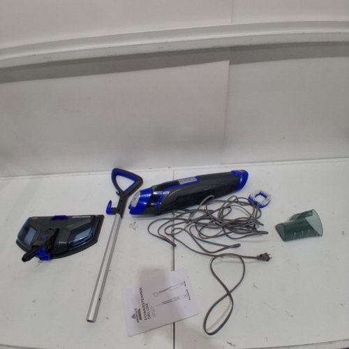 BISSELL POWERSTEAMER DELUXE STEAM MOP WITH DETACHABLE SPOTBOOST BRUSH - BLUE/GREY (MODEL: 1806D) image 3