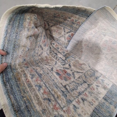 UNIQUE LOOM AREA RUG - 9FT X 11FT - BLUE (STYLE: T-NOBL1-KNM13) image 3