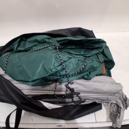 CAMPROS CP 6/8 PERSON FAMILY CAMPING TENT WITH TOP RAINFLY & CARRY BAG - WATERPROOF, WINDPROOF, MESH WINDOWS & DOOR, DOUBLE LAYER, ALL-SEASON DOME TENT - DARK GREEN (MODEL: CP-120976N) image 2